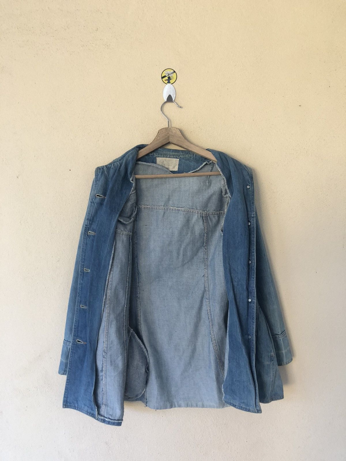 Japanese Brand × Original Montgomery × Vintage Montogomery Ward Denim Jacket made in Colombia Size US L / EU 52-54 / 3 - 8 Thumbnail