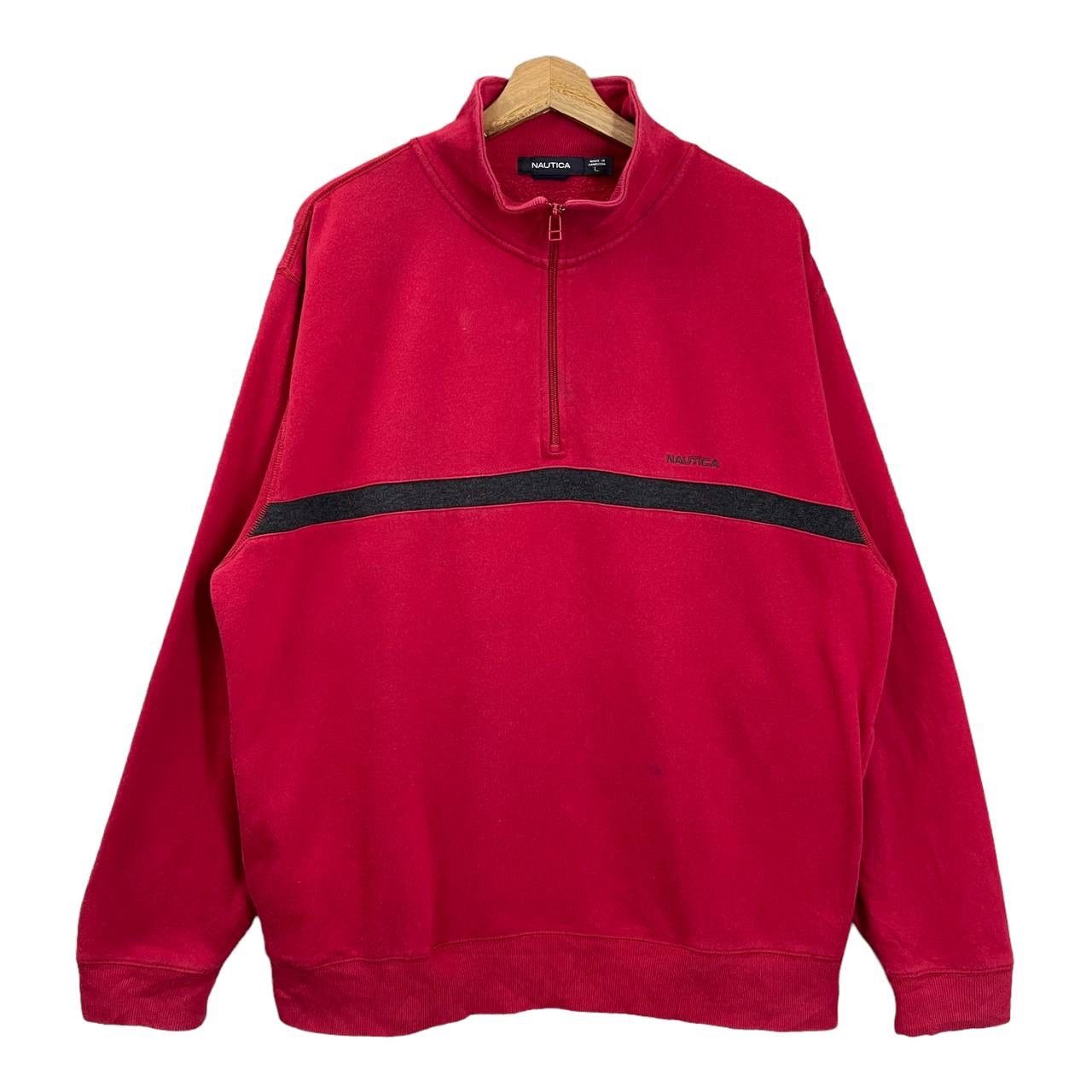 Nautica Vintage Nautica Embroidered Small Logo Sweatshirt Size L Size US L / EU 52-54 / 3 - 1 Thumbnail