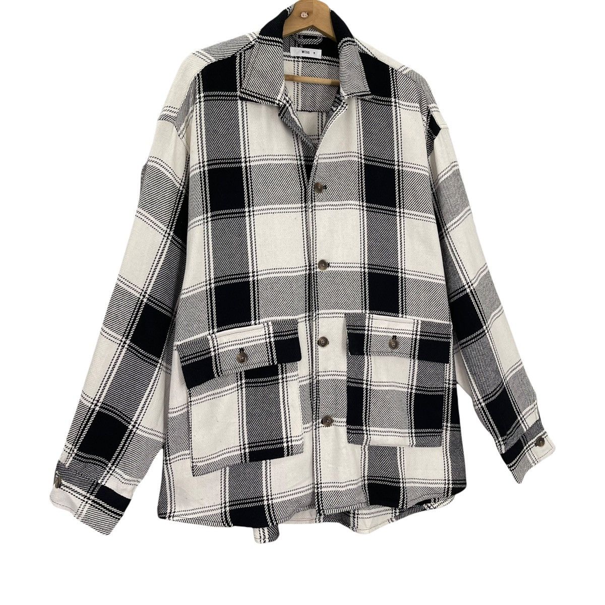 Japanese Brand Wego Flannel Shirt Size XL Size US XL / EU 56 / 4 - 2 Thumbnail