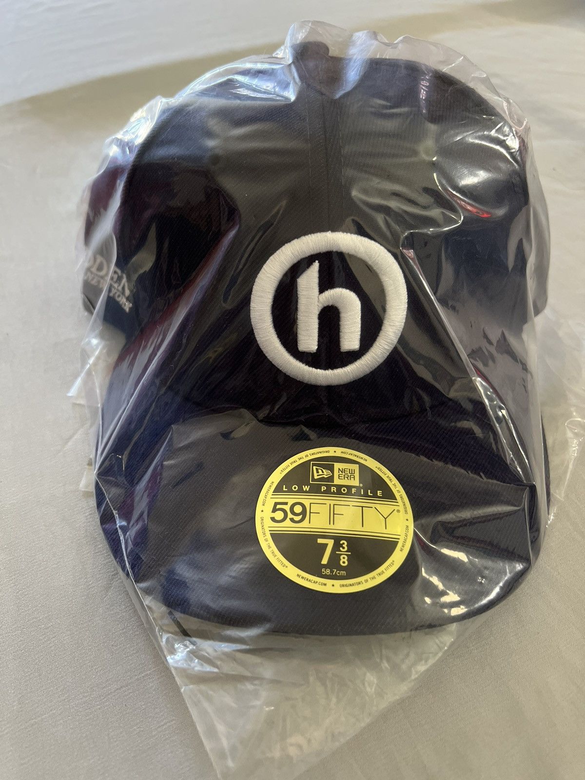 帽子 Hidden NY H logo New Era Fitted Blue Hidden NY × New Era Cap H logo Size:7 5/8 Color:Blue NM cond