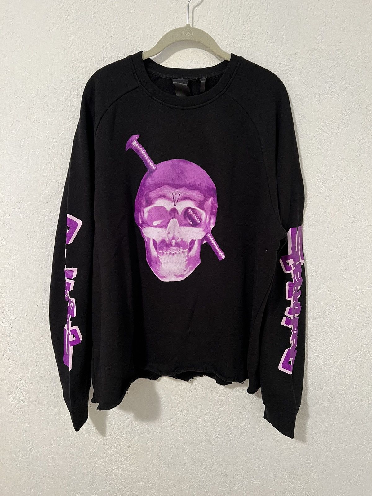 Vlone purple skull top