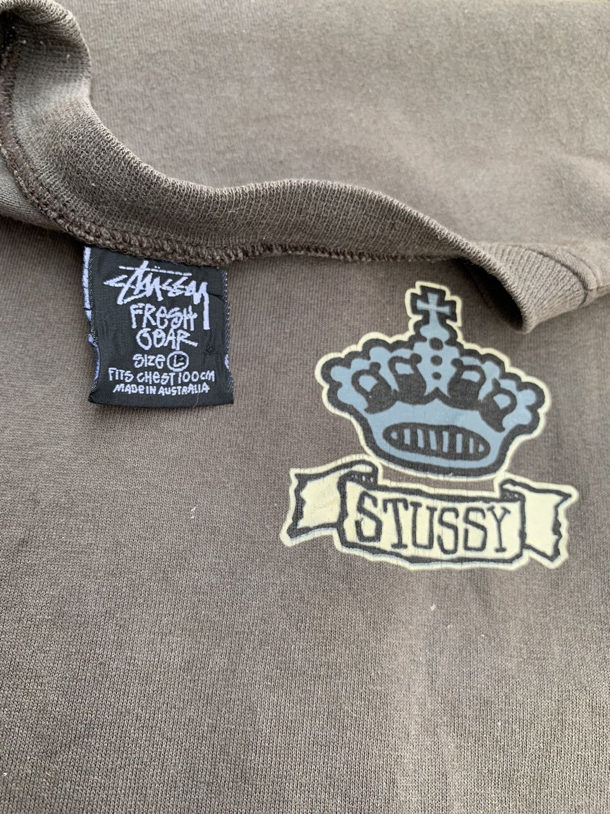 Stussy Rare Vintage 90s Stussy Crown & Knowledge Is King Tshirt Size US L / EU 52-54 / 3 - 8 Thumbnail