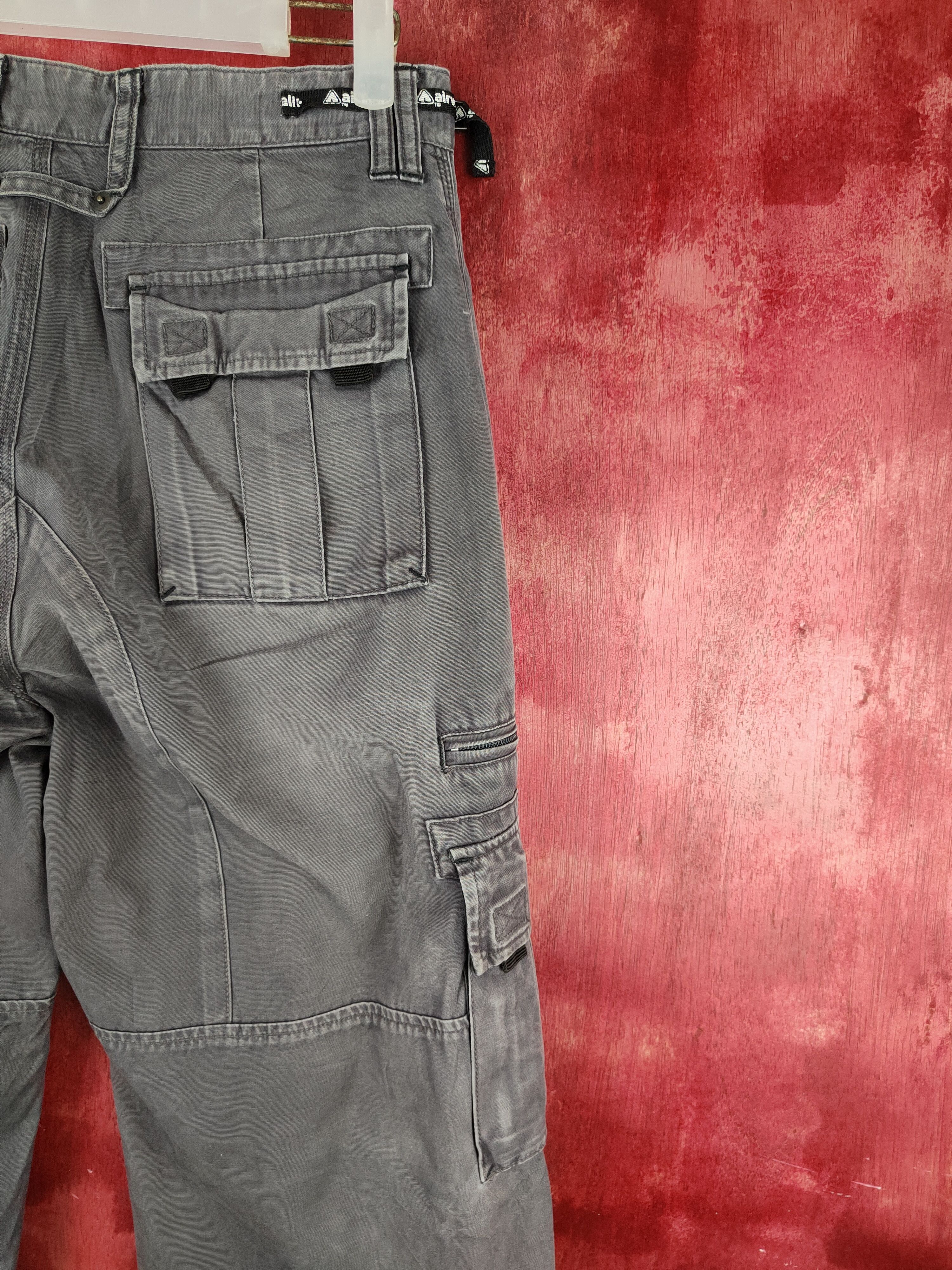 Airwalk DL Airwalk Dark Gray Multipocket Tactical Cargo Pants #S786 Size US 29 - 10 Thumbnail