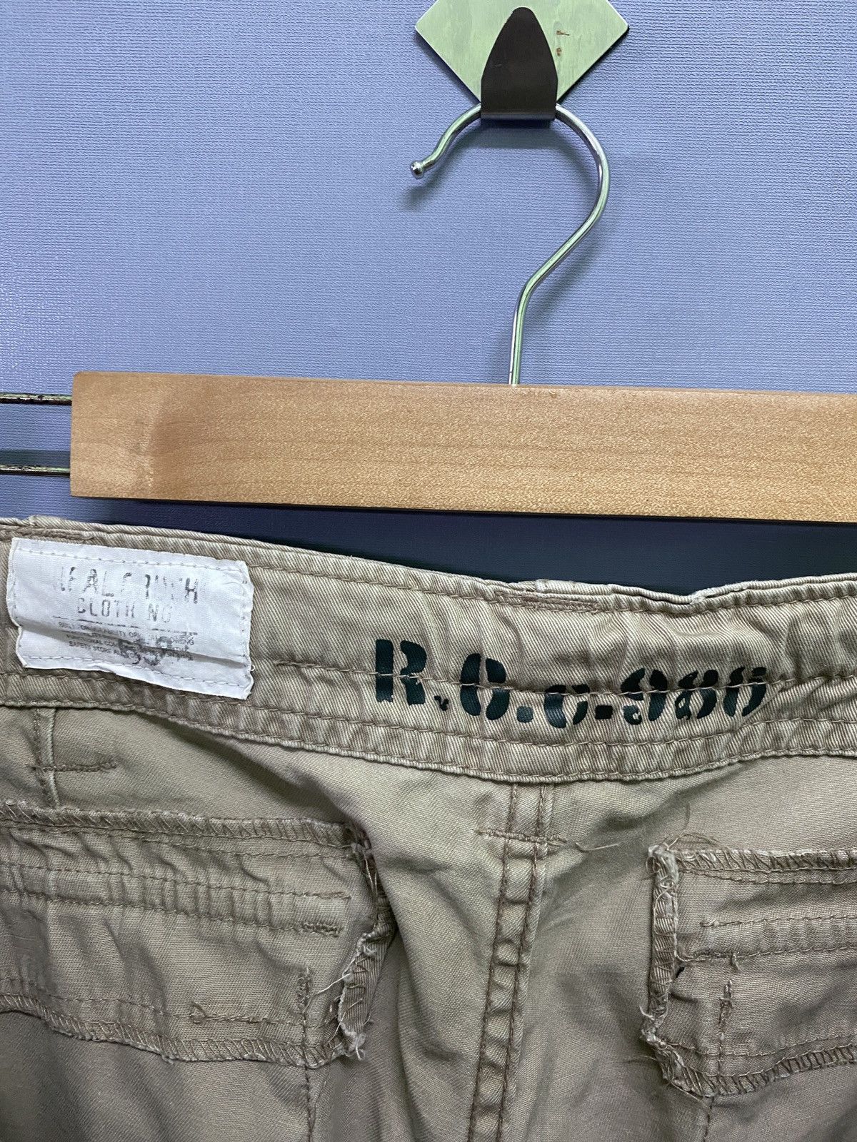 Japanese Brand Real Crush Clothing Multipocket Tactical Cargo Pants Size US 32 / EU 48 - 18 Thumbnail