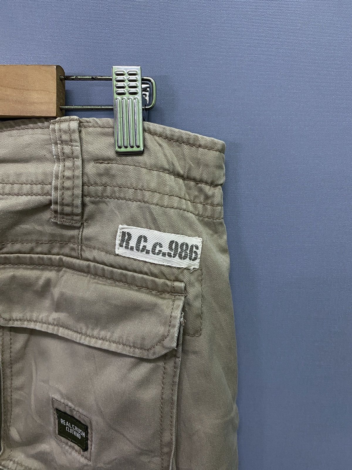 Japanese Brand Real Crush Clothing Multipocket Tactical Cargo Pants Size US 32 / EU 48 - 16 Thumbnail