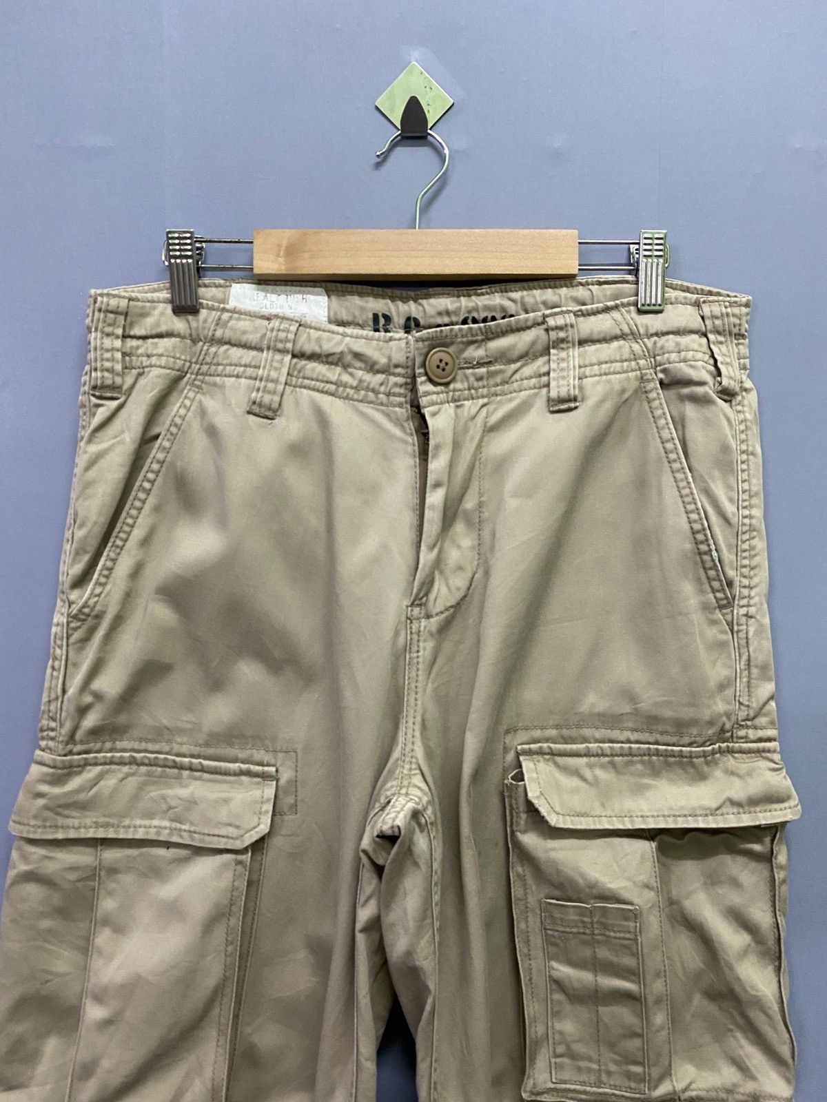 Japanese Brand Real Crush Clothing Multipocket Tactical Cargo Pants Size US 32 / EU 48 - 3 Thumbnail