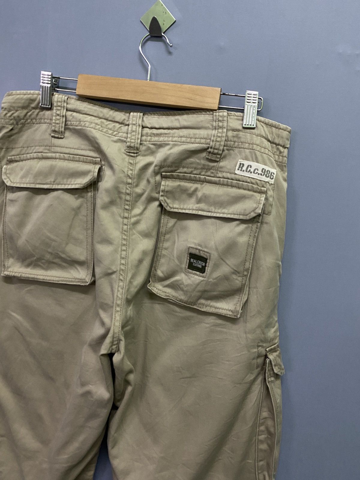 Japanese Brand Real Crush Clothing Multipocket Tactical Cargo Pants Size US 32 / EU 48 - 15 Thumbnail