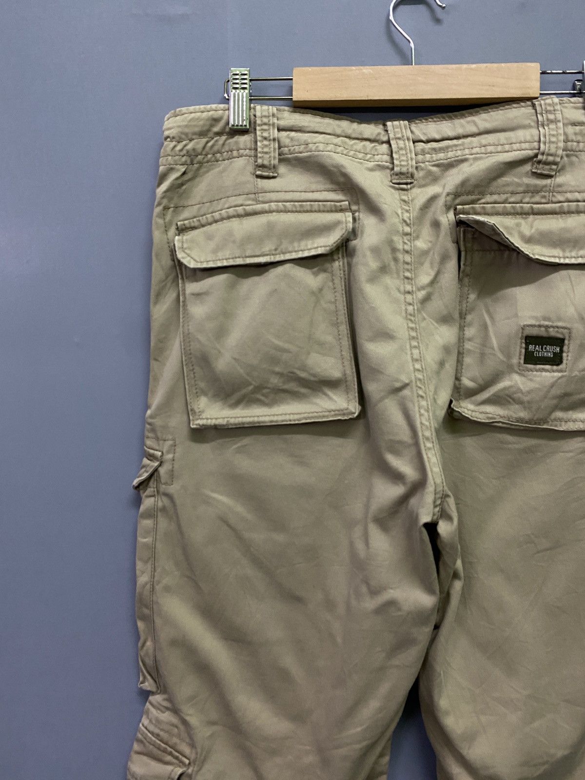 Japanese Brand Real Crush Clothing Multipocket Tactical Cargo Pants Size US 32 / EU 48 - 10 Thumbnail