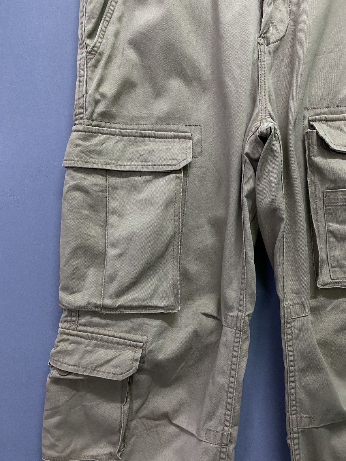 Japanese Brand Real Crush Clothing Multipocket Tactical Cargo Pants Size US 32 / EU 48 - 9 Thumbnail