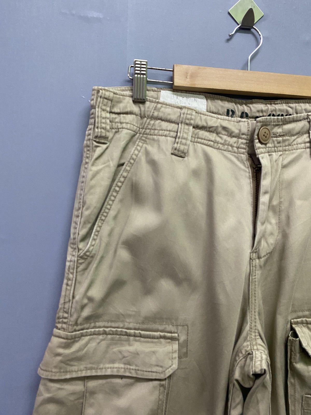 Japanese Brand Real Crush Clothing Multipocket Tactical Cargo Pants Size US 32 / EU 48 - 4 Thumbnail