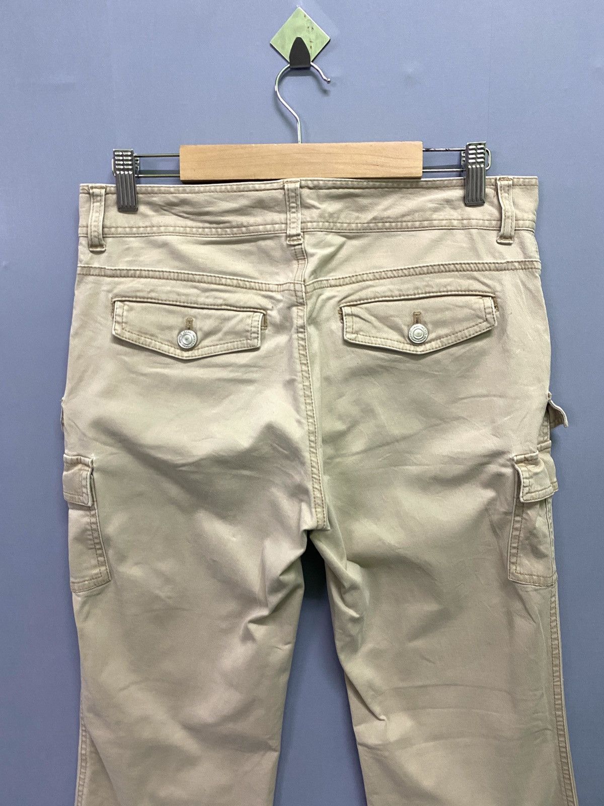 Japanese Brand Japan UNKNOWN Cargo Multipocket Flared Bootcut Pants Size US 29 - 11 Thumbnail