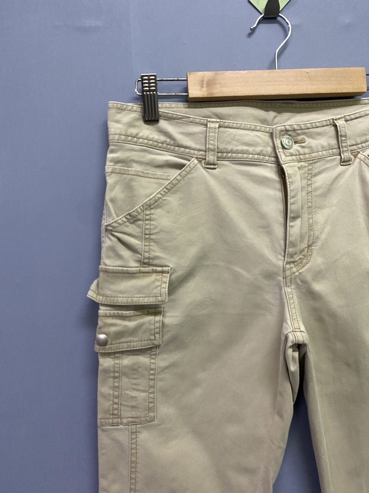 Japanese Brand Japan UNKNOWN Cargo Multipocket Flared Bootcut Pants Size US 29 - 4 Thumbnail