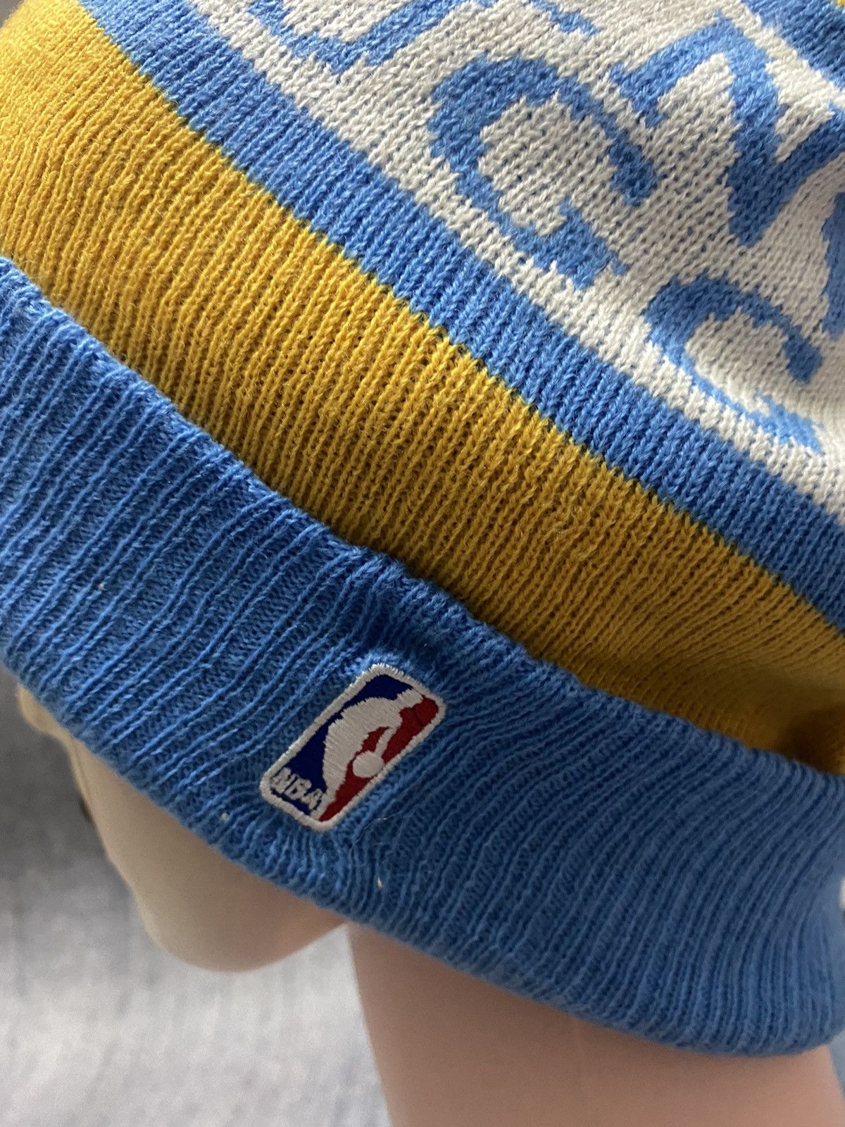 NBA DENVER NUGGETS NBA Embroidered Logo Big Size Beanie Hat Size ONE SIZE - 4 Thumbnail