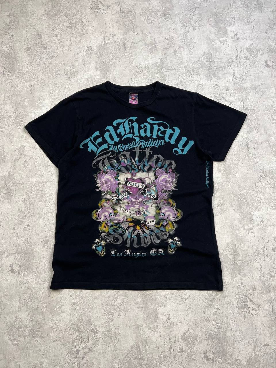 Ed Hardy Vintage y2k Ed Hardy by Christian Audigier T-shirt Size US M / EU 48-50 / 2 - 1 Thumbnail