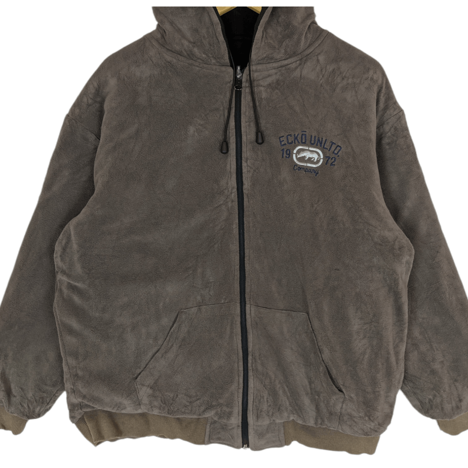 Ecko Unltd. ECKO UNLTD Big Logo Winter Parka Fleece Sherpa Jacket Size US L / EU 52-54 / 3 - 2 Thumbnail