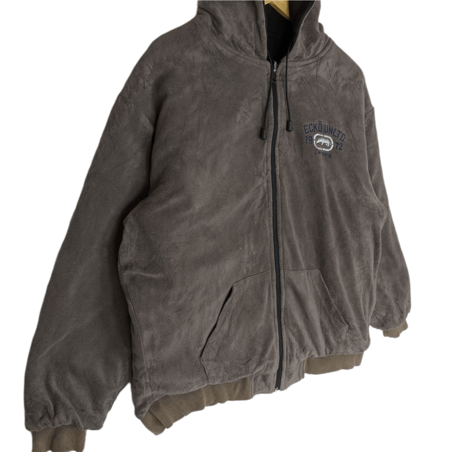 Ecko Unltd. ECKO UNLTD Big Logo Winter Parka Fleece Sherpa Jacket Size US L / EU 52-54 / 3 - 3 Thumbnail