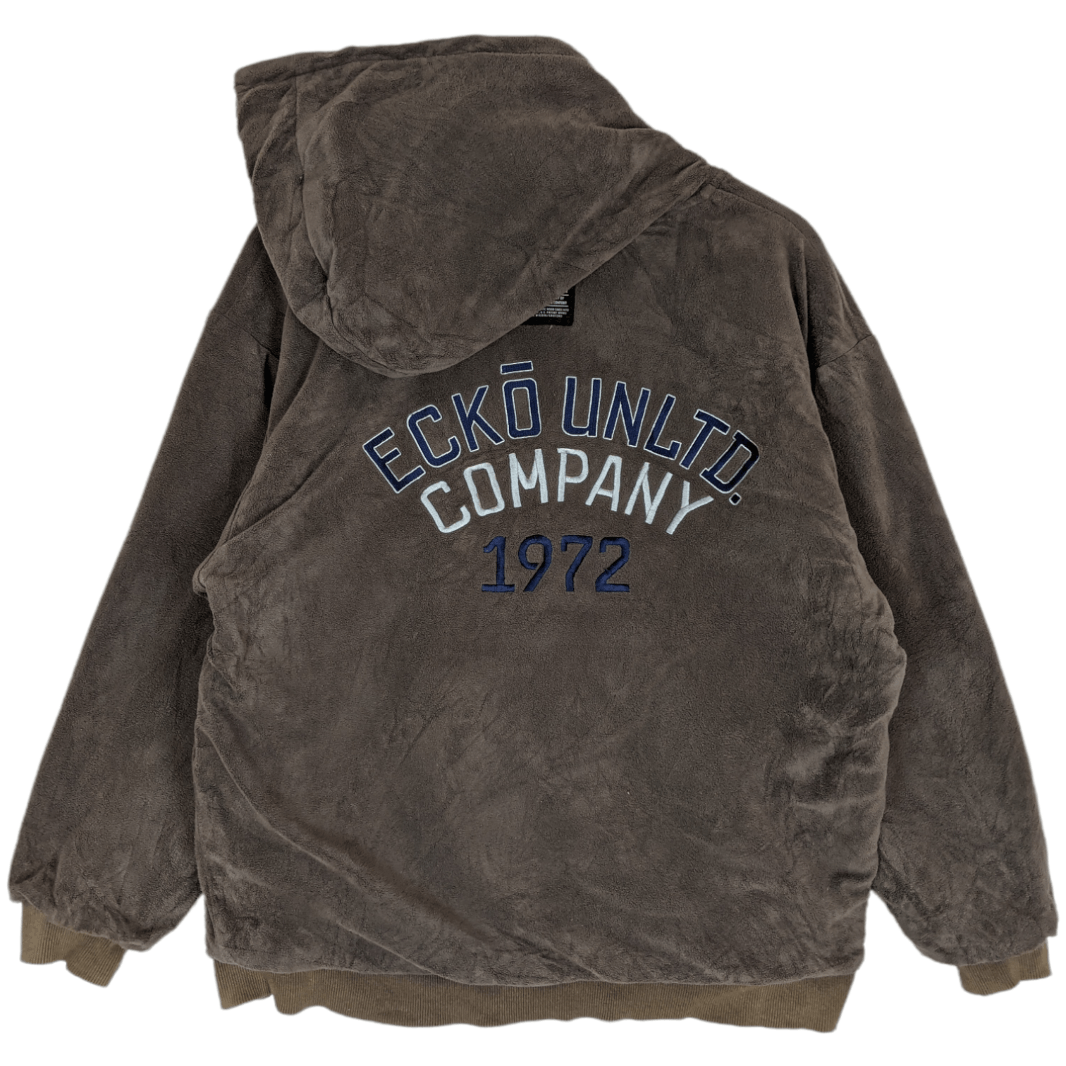 Ecko Unltd. ECKO UNLTD Big Logo Winter Parka Fleece Sherpa Jacket Size US L / EU 52-54 / 3 - 8 Thumbnail