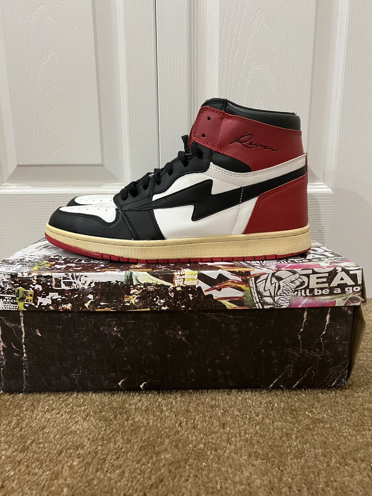 Air Kiy / Reves Pairs 85 high Air Kiy Reves Sport KIY 85 Kool Grey Patent – GotEmKicks main image 4