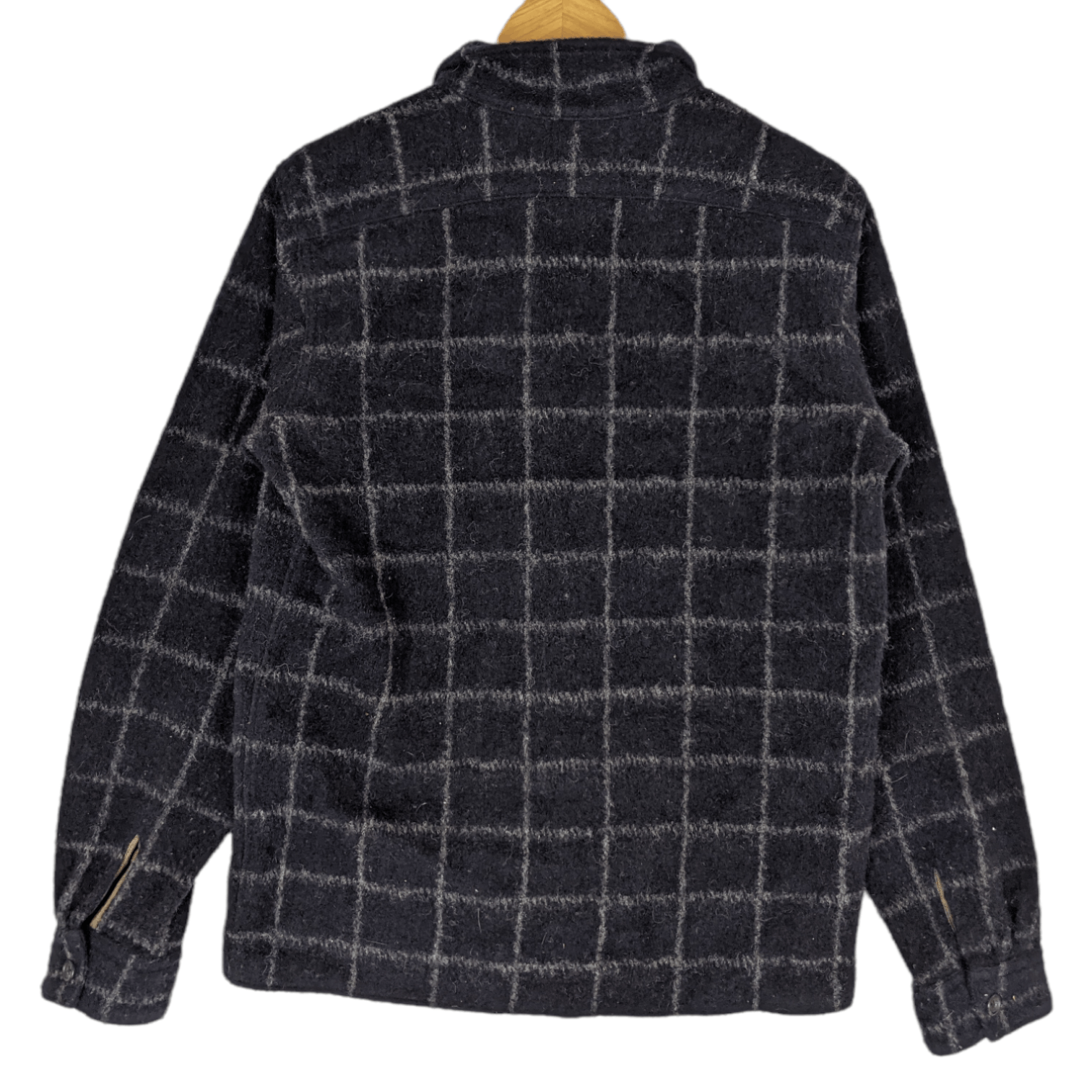 Japanese Brand Japan SON OF CHEESE Acrylic Button Up Flannel Jacket Size US M / EU 48-50 / 2 - 7 Thumbnail