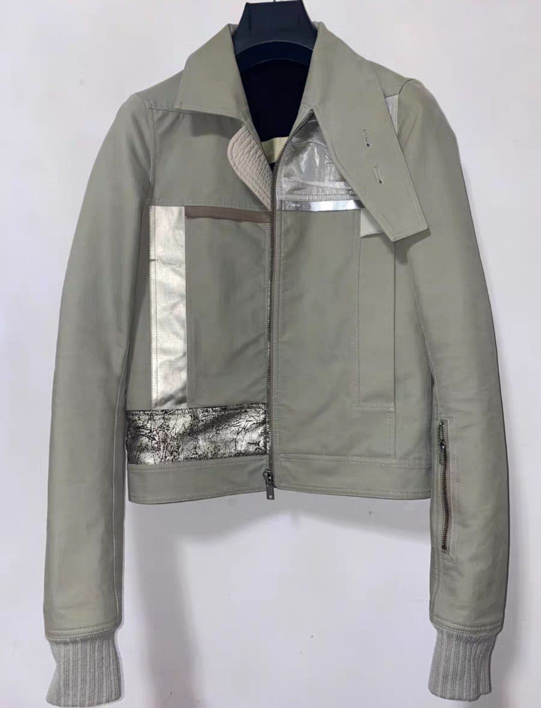 Rick Owens Rick Owens ro pearl/silver/black jacket Size XL / US 12-14 / IT 48-50 - 1 Thumbnail