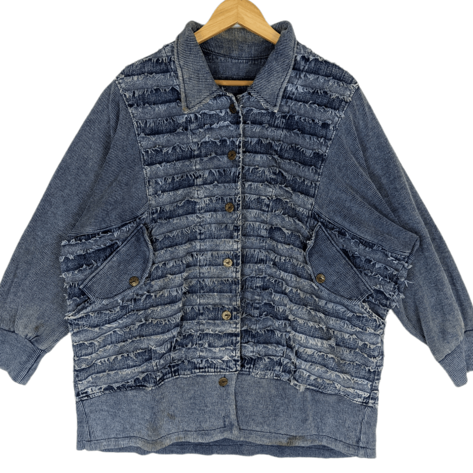 Japanese Brand Korea HYO SUNG Denim Party Jacket Size US XL / EU 56 / 4 - 2 Thumbnail