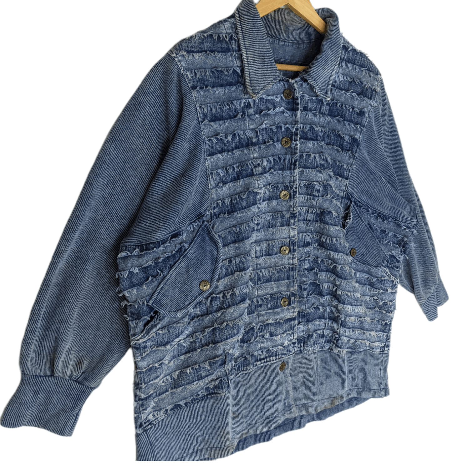 Japanese Brand Korea HYO SUNG Denim Party Jacket Size US XL / EU 56 / 4 - 4 Thumbnail