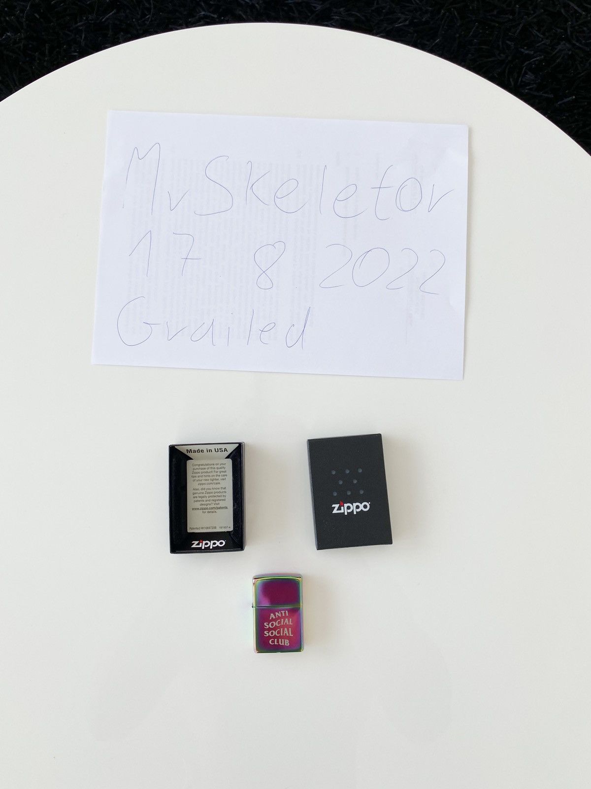 Anti Social Social Club ASSC Lighter Size ONE SIZE - 2 Thumbnail