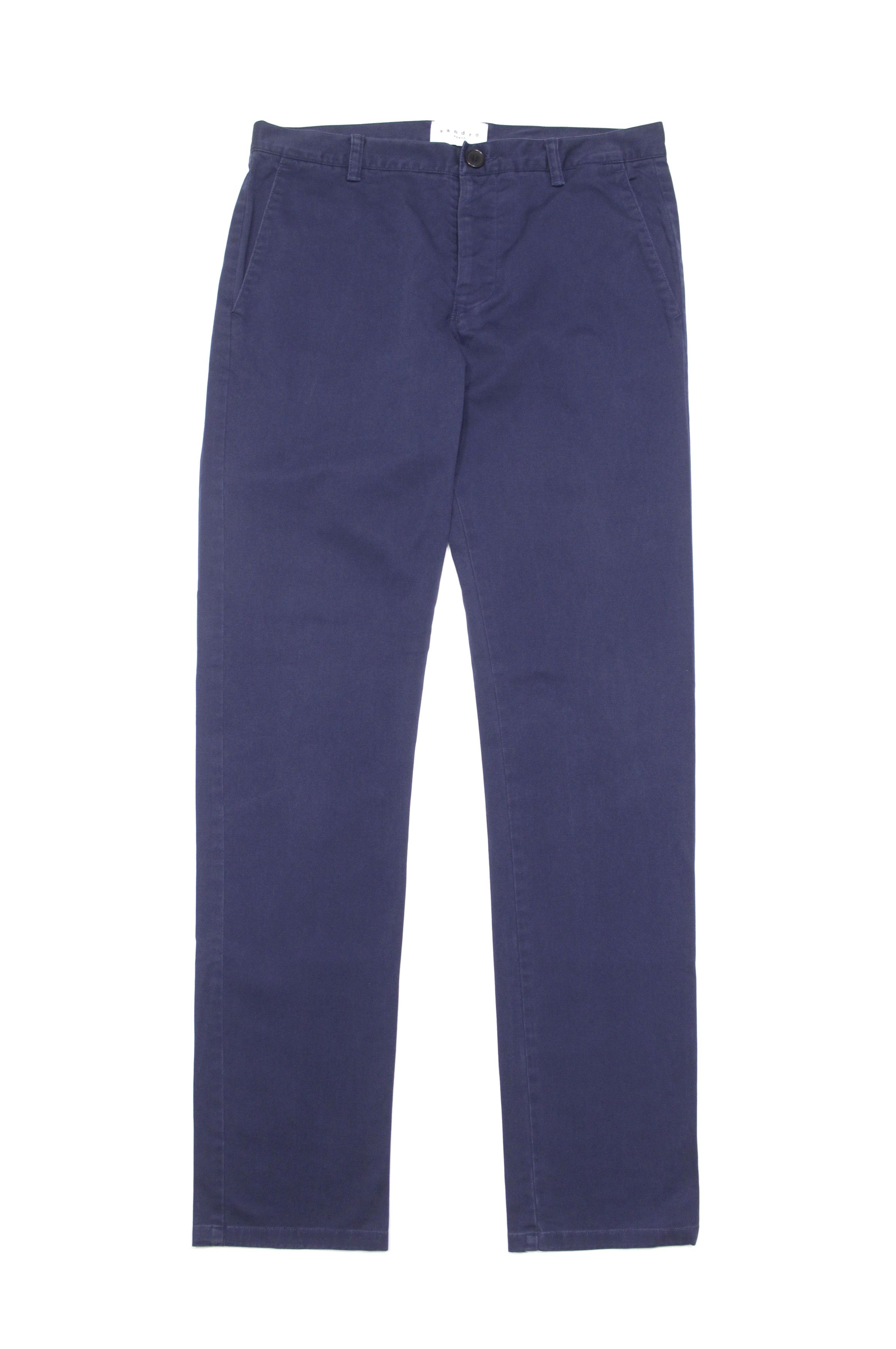 Sandro Navy Chino Pants Size US 30 / EU 46 - 1 Thumbnail