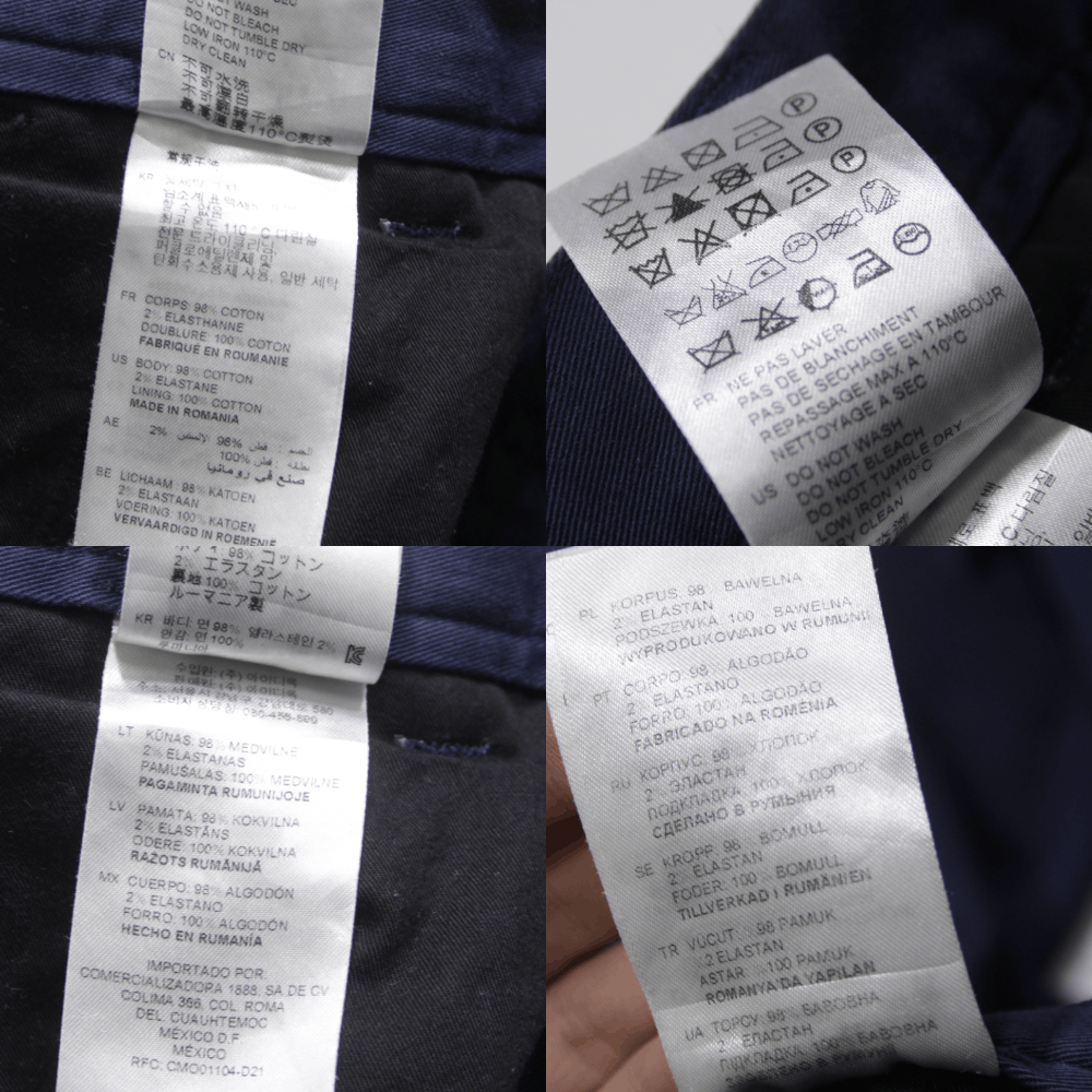Sandro Navy Chino Pants Size US 30 / EU 46 - 11 Thumbnail