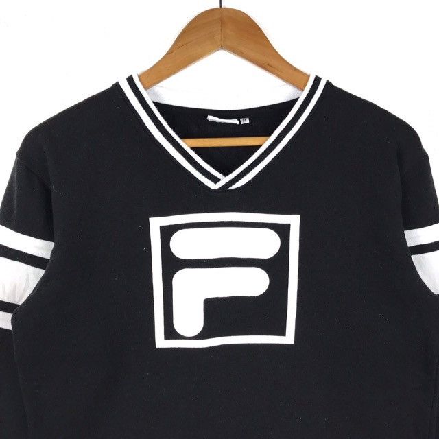 Fila Fila Vneck Jumper Pullover Size US S / EU 44-46 / 1 - 2 Thumbnail