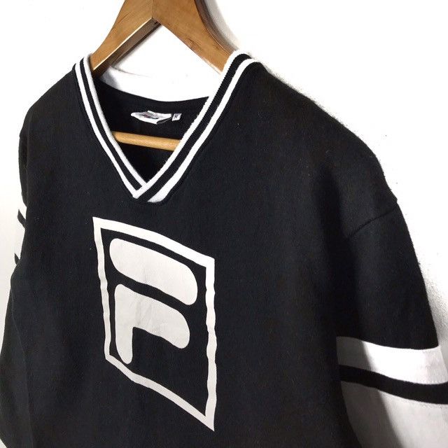 Fila Fila Vneck Jumper Pullover Size US S / EU 44-46 / 1 - 4 Thumbnail