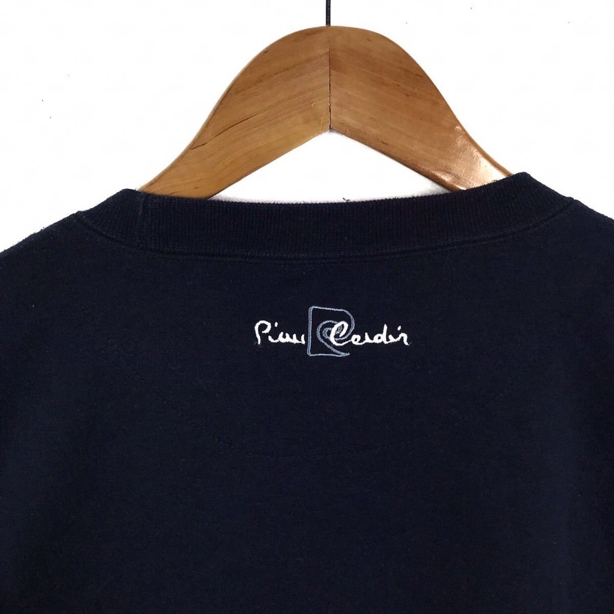 Pierre Cardin Vintage Pierre Cardin Paris Spell Out-Embroid Sweatshirt Size US L / EU 52-54 / 3 - 6 Thumbnail