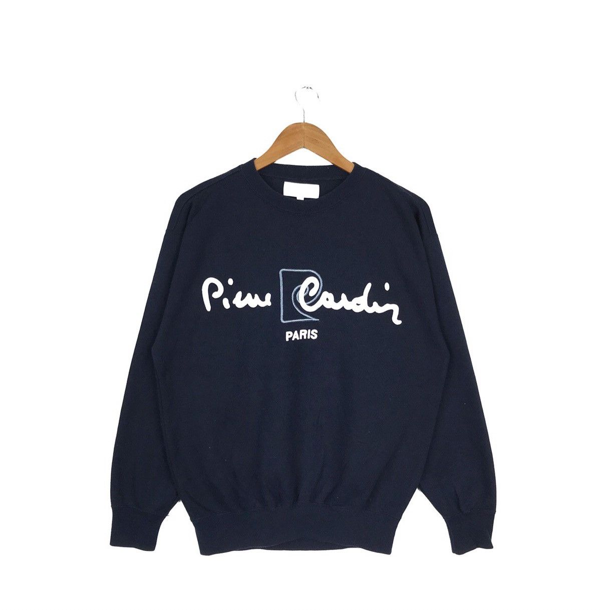 Vintage Pierre Cardin Paris Spell Out-Embroid Sweatshirt