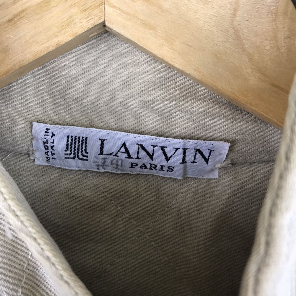 Lanvin Vintage Lanvin Paris ZipUp and Button Down Wool Jacket Size US L / EU 52-54 / 3 - 5 Thumbnail