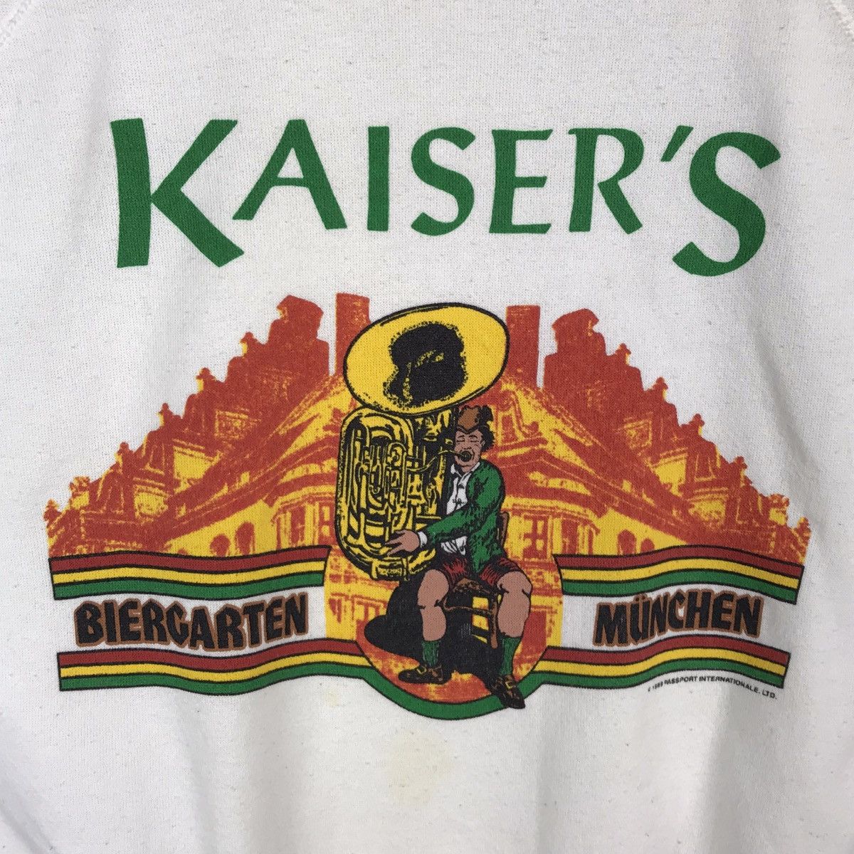 Vintage Vintage Kaiser’s Biegarten Munchen 1989 Sweatshirt Size US XL / EU 56 / 4 - 2 Thumbnail