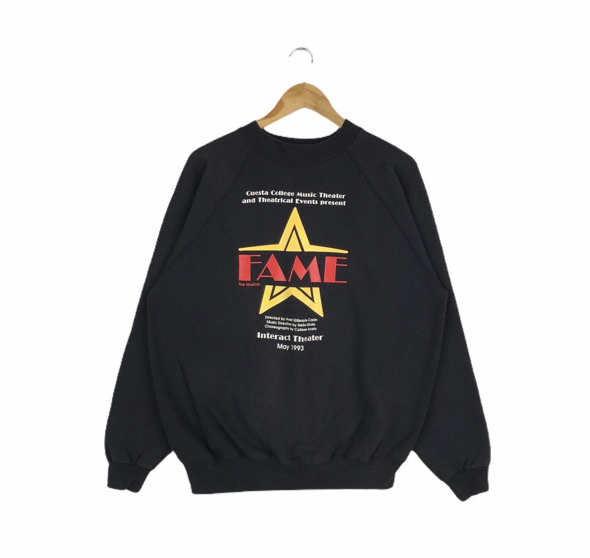 Vintage Vintage 90s Fame The Musical Theater Sweatshirt Pullover Size US XL / EU 56 / 4 - 1 Thumbnail