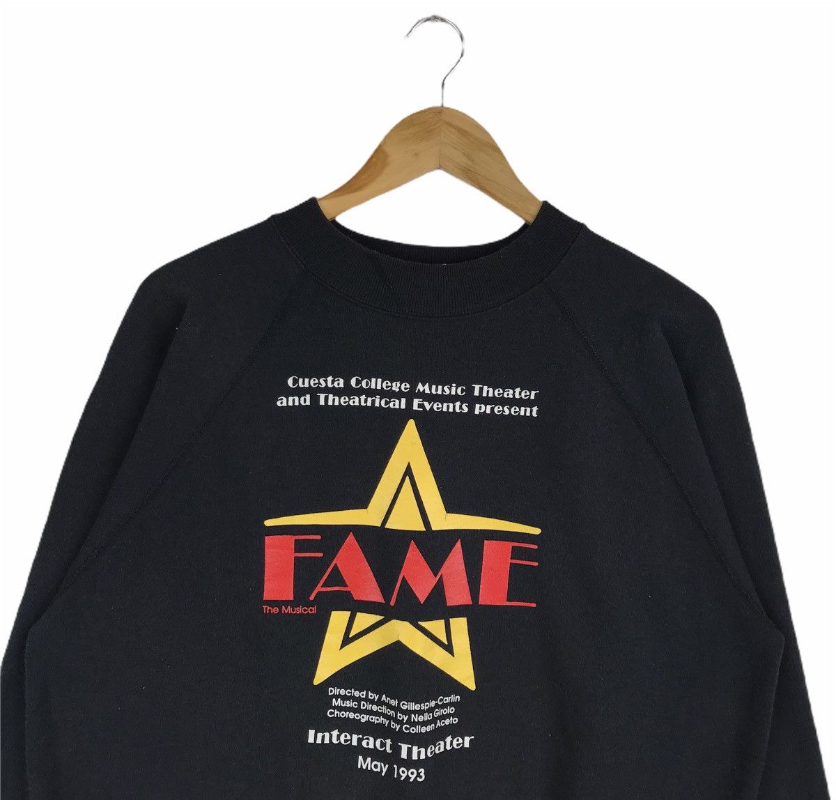 Vintage Vintage 90s Fame The Musical Theater Sweatshirt Pullover Size US XL / EU 56 / 4 - 2 Thumbnail