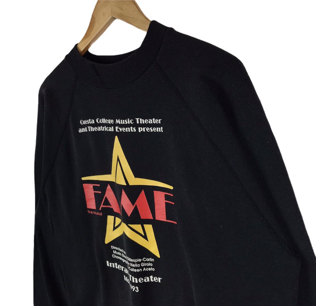 Vintage Vintage 90s Fame The Musical Theater Sweatshirt Pullover Size US XL / EU 56 / 4 - 4 Thumbnail