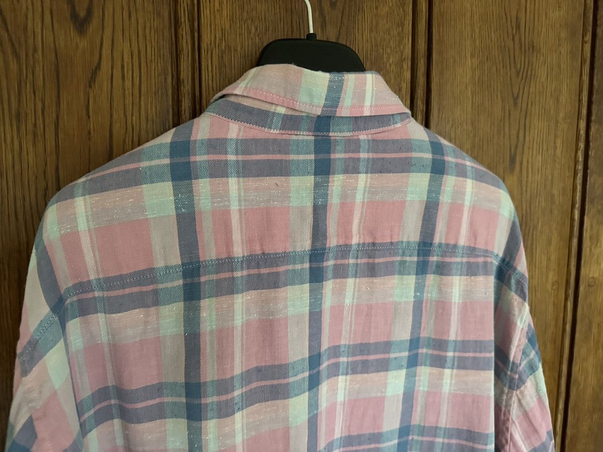 Saint Laurent Paris SS19 $890 Saint Laurent pink flannel *super rare* Size US XL / EU 56 / 4 - 17 Thumbnail