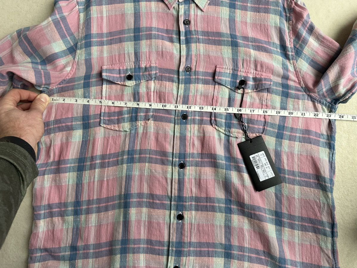 Saint Laurent Paris SS19 $890 Saint Laurent pink flannel *super rare* Size US XL / EU 56 / 4 - 6 Thumbnail