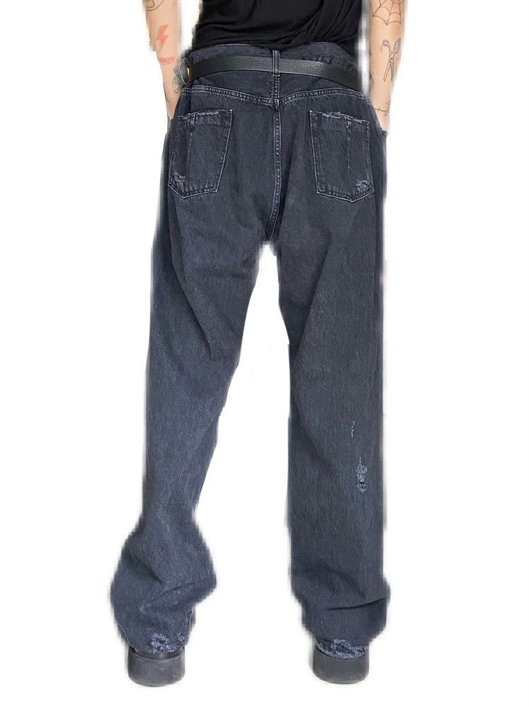 Ben Taverniti Unravel Project Oversize Shredded Jeans Size US 32 / EU 48 - 3 Thumbnail