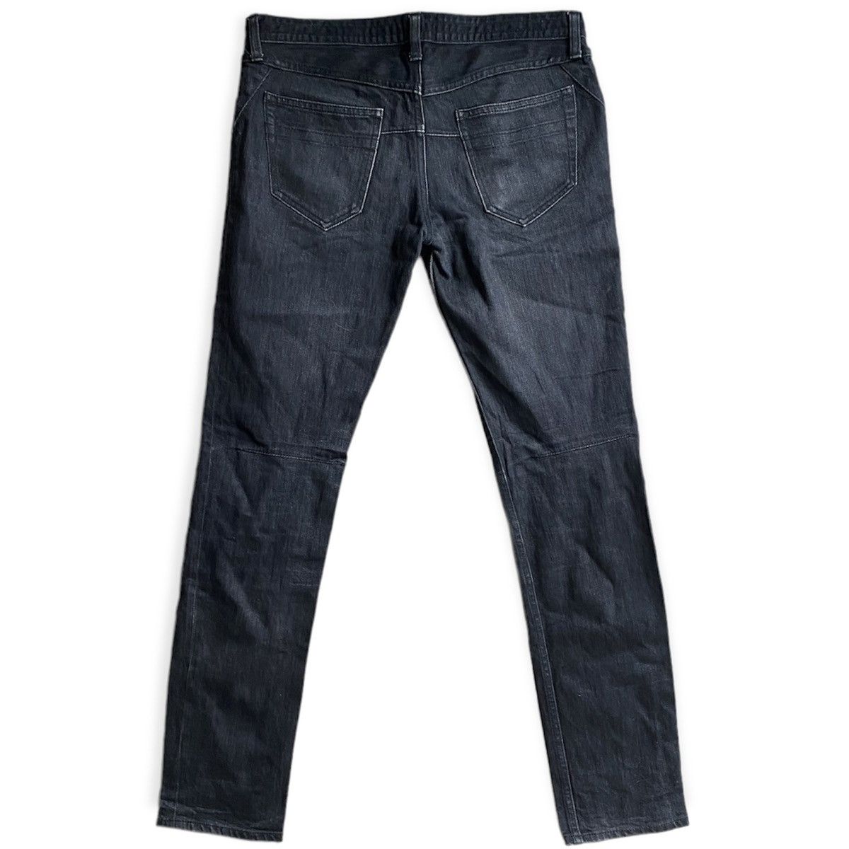 Number (N)ine Black Low Waist Dart Skinny Jeans Size US 32 / EU 48 - 2 Thumbnail