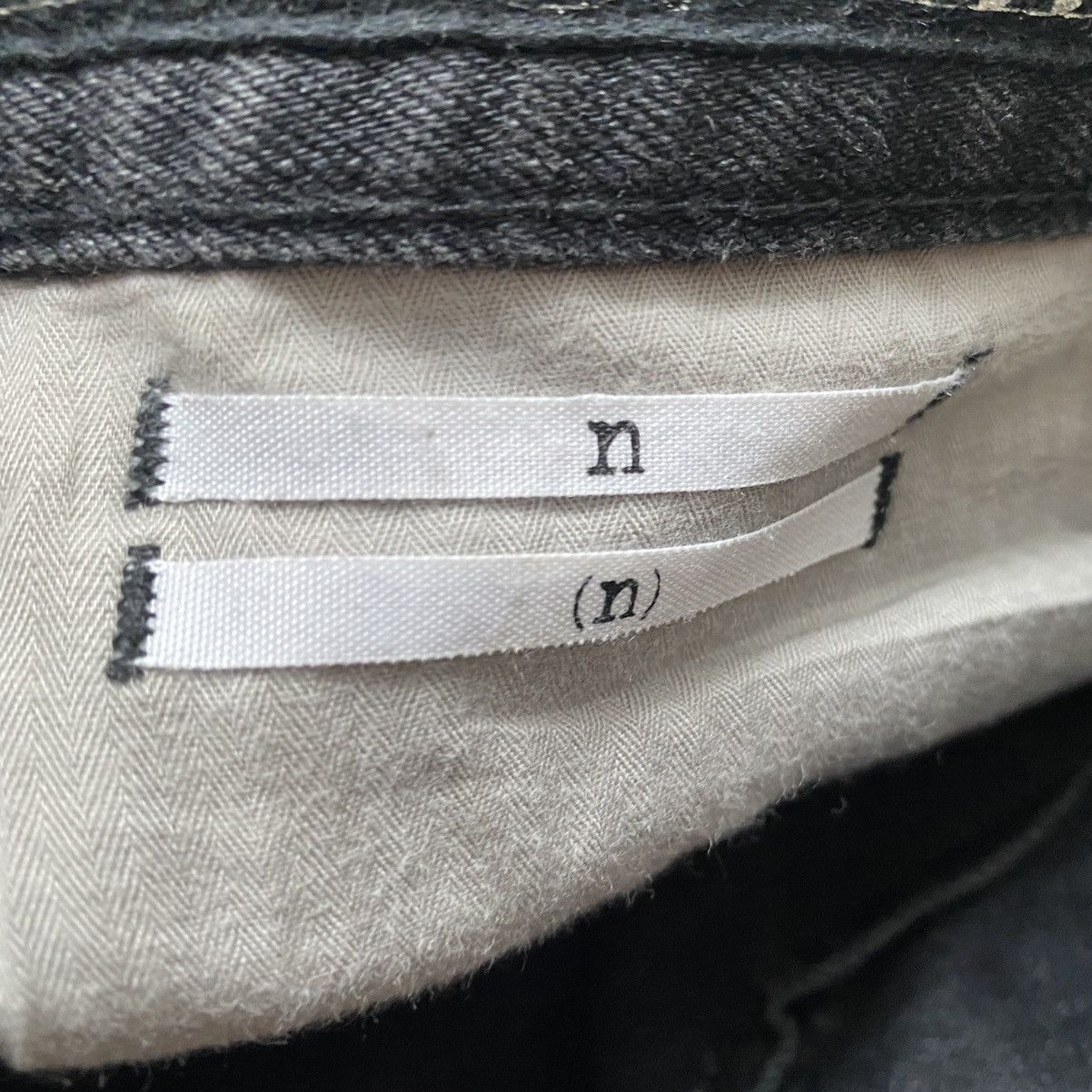 Number (N)ine Black Low Waist Dart Skinny Jeans Size US 32 / EU 48 - 3 Thumbnail