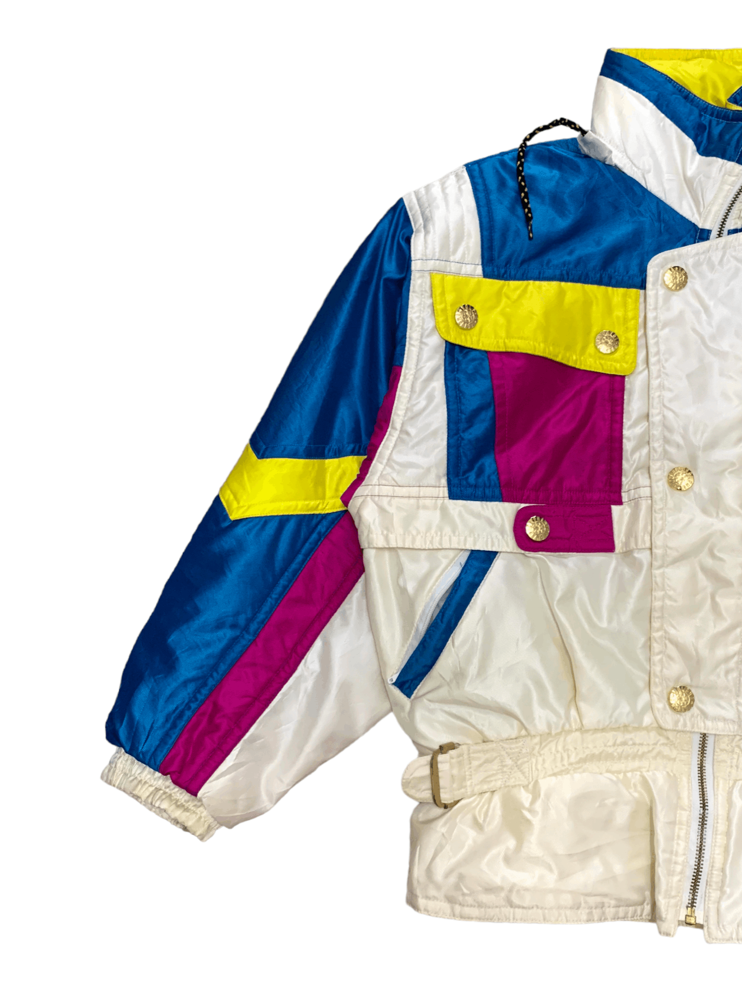 Japanese Brand Hype Multi Colour Ski Jacket Size L / US 10 / IT 46 - 7 Thumbnail