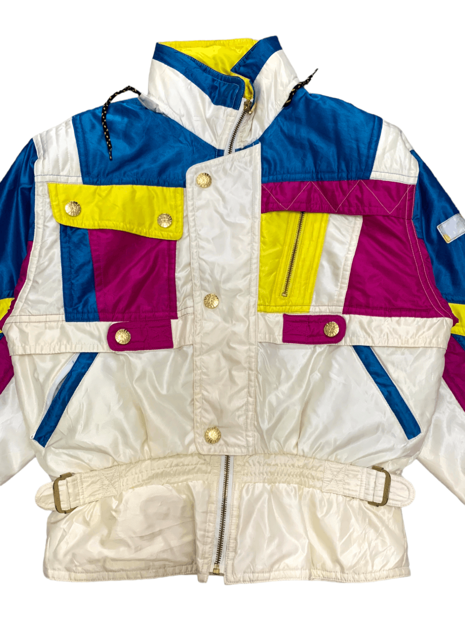 Japanese Brand Hype Multi Colour Ski Jacket Size L / US 10 / IT 46 - 6 Thumbnail