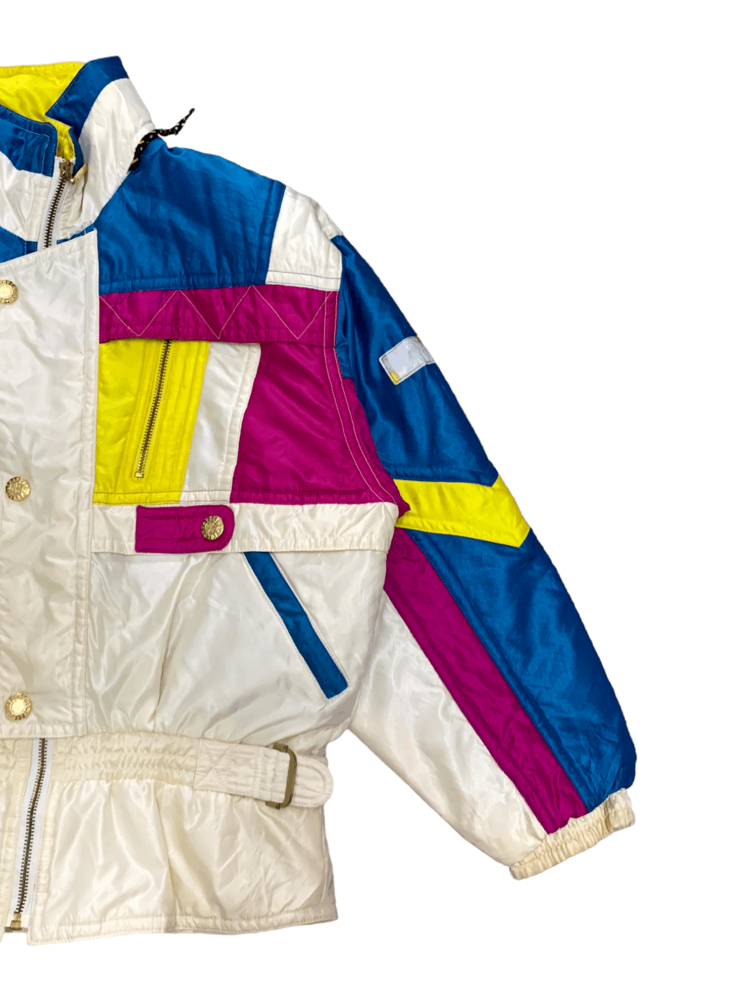 Japanese Brand Hype Multi Colour Ski Jacket Size L / US 10 / IT 46 - 8 Thumbnail