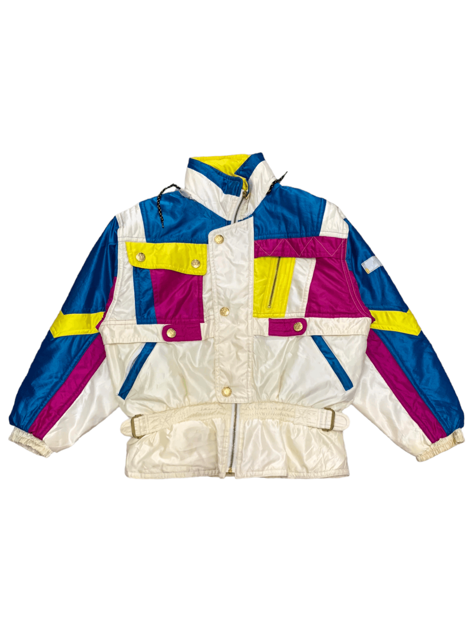 Japanese Brand Hype Multi Colour Ski Jacket Size L / US 10 / IT 46 - 1 Thumbnail