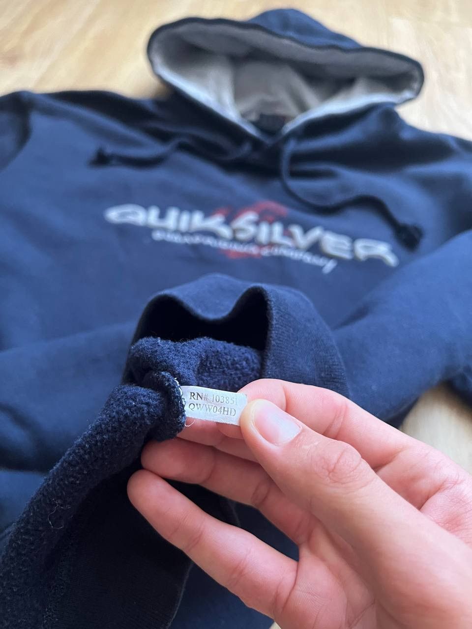 Quicksilver Vintage Quiksilver Hoodie Size US S / EU 44-46 / 1 - 11 Thumbnail