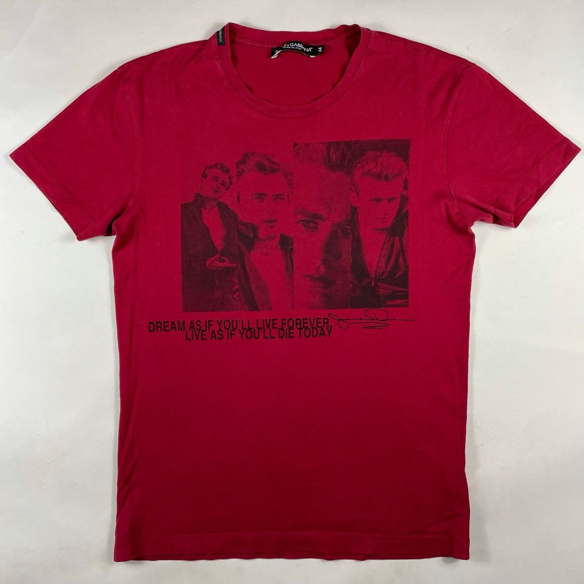 トップス DOLCE&GABBANA JAMES DEAN archive T-shirt Dolce & Gabbana × Movie × Vintage Dolce & Gabbana James Dean