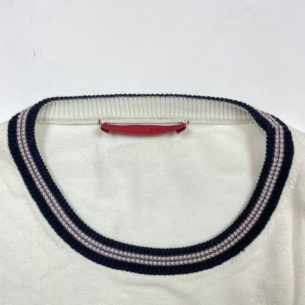 Prada Prada 2008 Red Tab Light Pullover Jumper Sweater Size US M / EU 48-50 / 2 - 5 Thumbnail